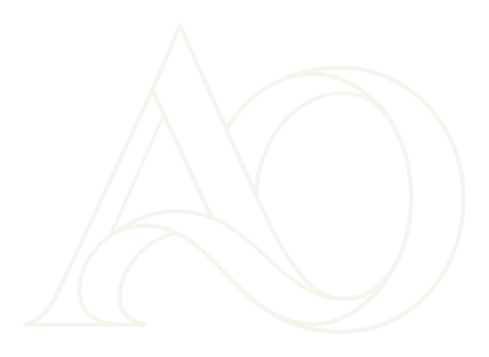 AO line art logo