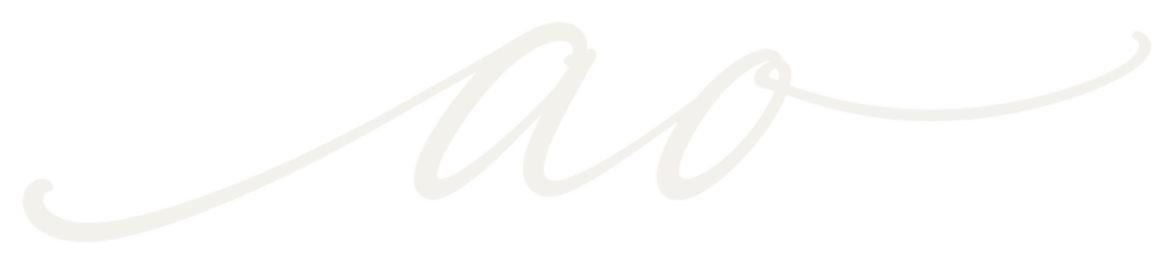 AO handwritten monogram